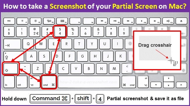 How to take Screenshot of your Partial Screen on Mac