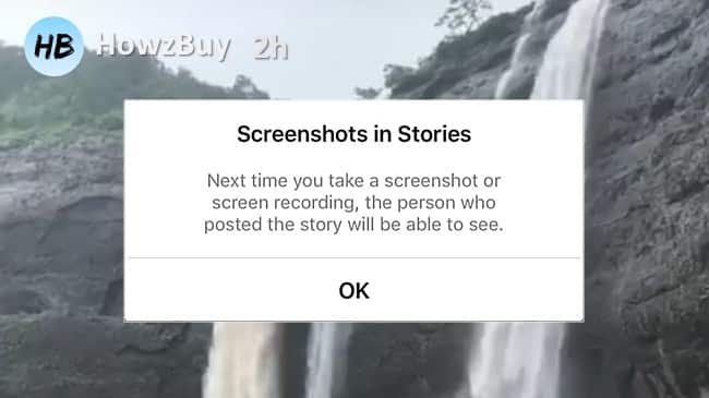 does instagram notify when you screenshot a story