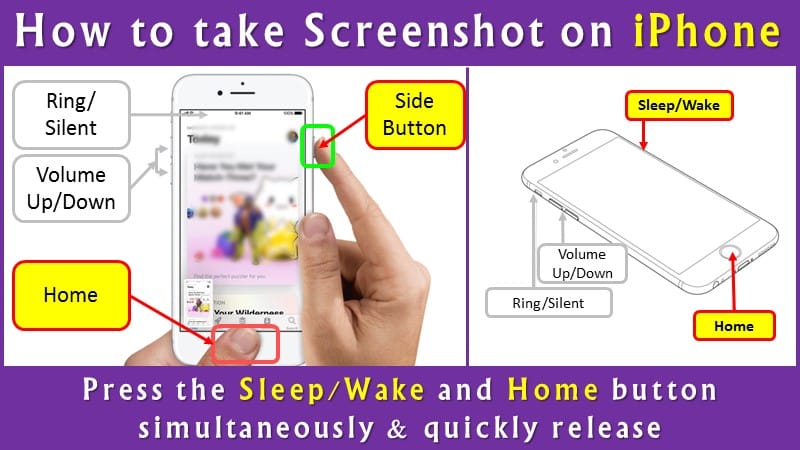 How to take Screenshot on iPhone