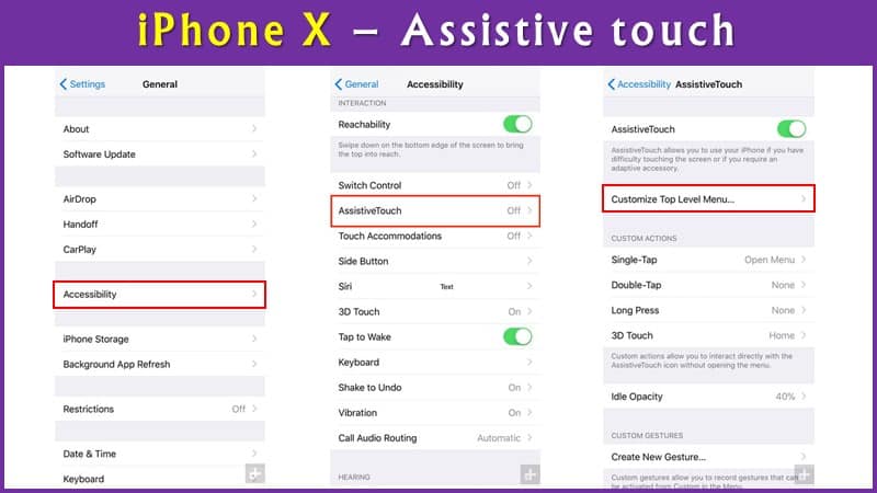 iPhone X – Screenshot using Assistive touch 1