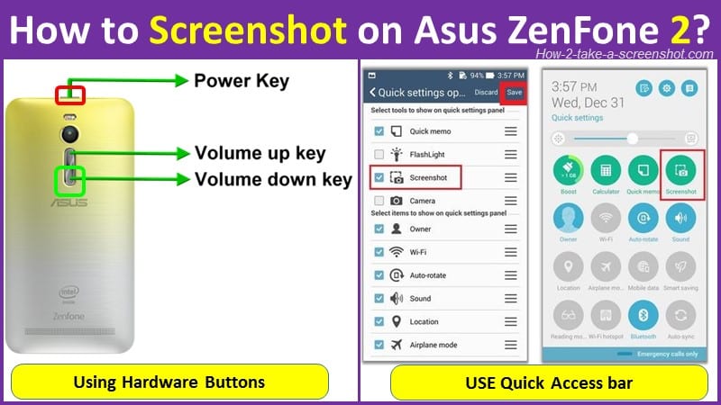 How to Screenshot on Asus ZenFone 2?