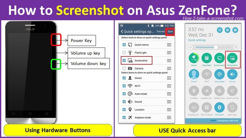 How to Screenshot on Asus ZenFone?