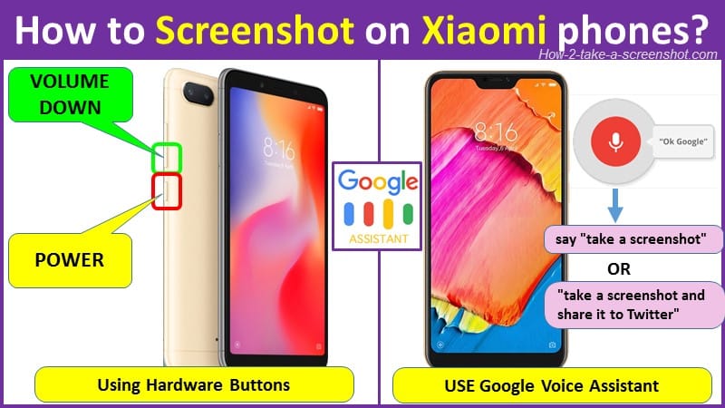 How to Screenshot on Xiaomi phones using buttons?