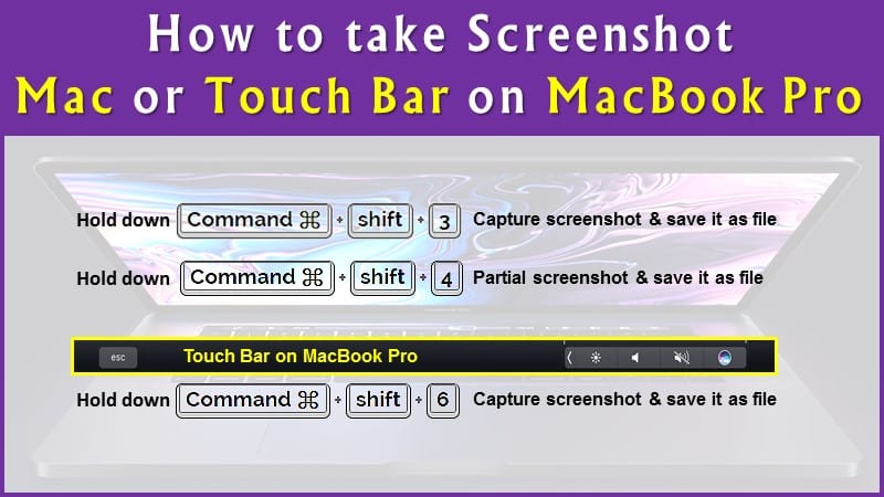 how to take screenshot on mac book