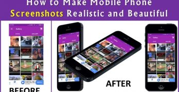 How to Make Mobile Phone Screenshots Realistic and Beautiful using device mockups